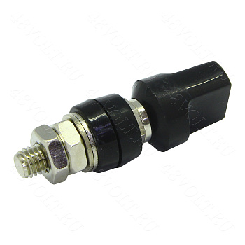 Винтовой зажим 555 M8 черный